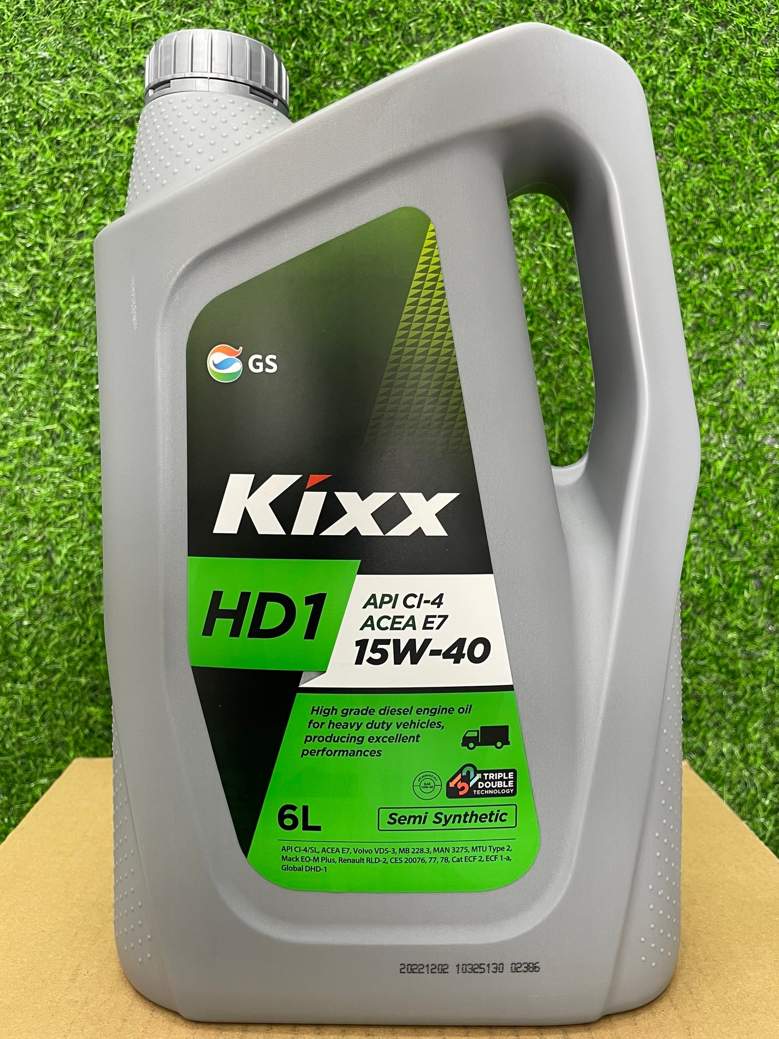 Dầu nhớt động cơ cao cấp Diesel Kixx HD1 15W-40 API CI-4; ACEA E7